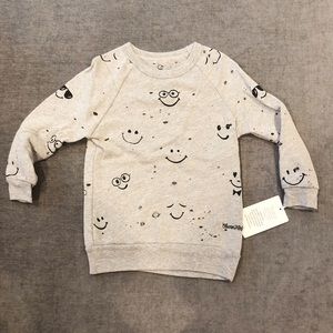 New Lauren Moshi Light Gray Sweatshirt